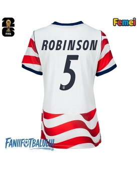 Statele Unite Antonee Robinson #5 Echipament de Fotbal Replică Mondial 2026 Femei Acasa